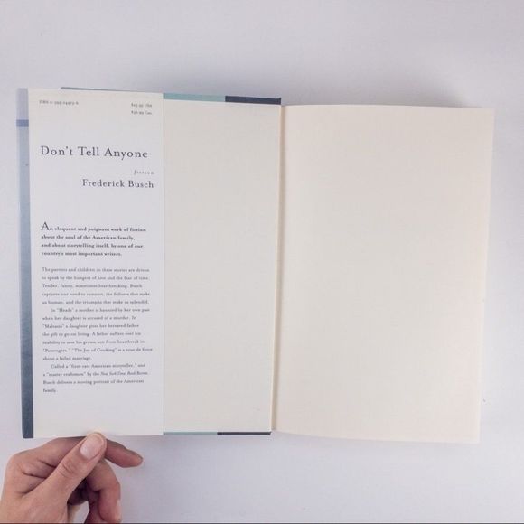 2/$30 - Don't Tell Anyone by Frederick Busch - Picture 2 of 15